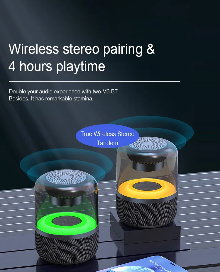 Bluetooth Crystal Speaker With LED Light for sale Bluetooth Crystal Speaker With LED Light for sale